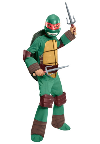 Disfraz Para Niño Rafael Las Tortugas Ninja Talla 2t-4t