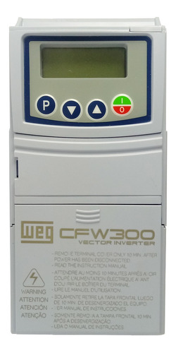 Inversor De Frequência Weg Cfw300 1cv Monofásico 127v  4,20a