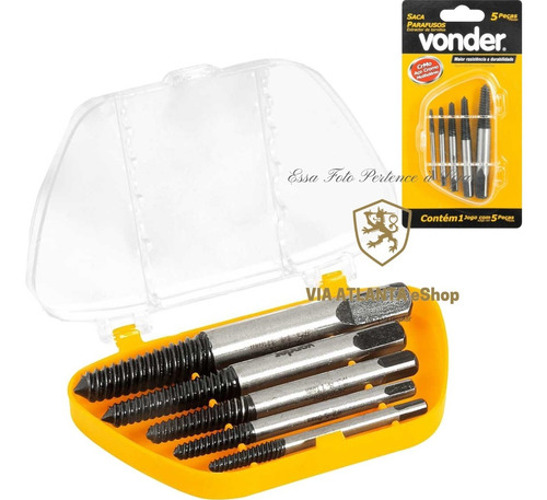Extrator De Parafusos Espanados Danificados Macho Rosca Kit