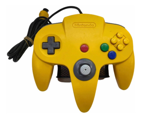 Control Nintendo 64 | Amarillo Original (Reacondicionado)