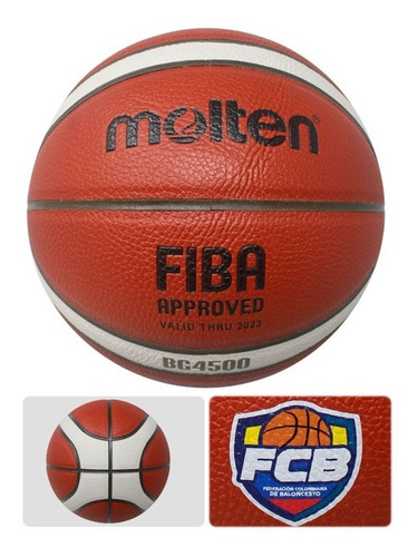 Balon Baloncesto Basketball Molten Bg4500 #7 Original Cuero