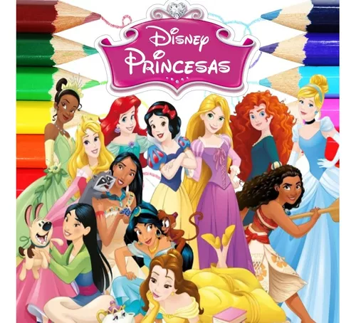 Princesas - Desenhos para Pintar e Colorir