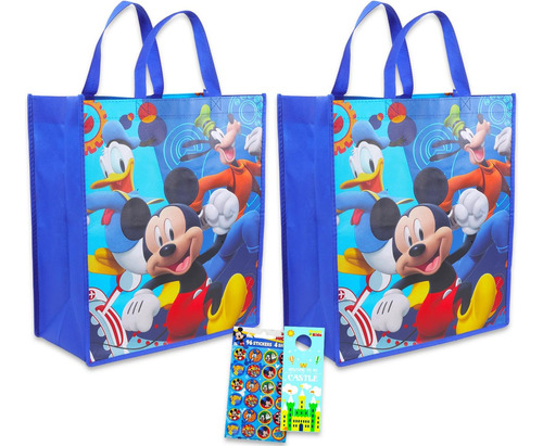 Bolsas De Mano Reutilizables De Mickey Para Fiestas
