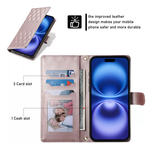 Funda Tipo Cartera De Piel Para Xiaomi Poco X7 Pro X6 X5 M6