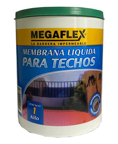 Membrana Megaflex Liquida Para Techo X 1kg