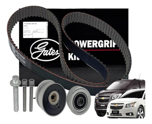 Kit Correia Dentada Cruze Tracker 1.8 16v Sonic 1.6 16v