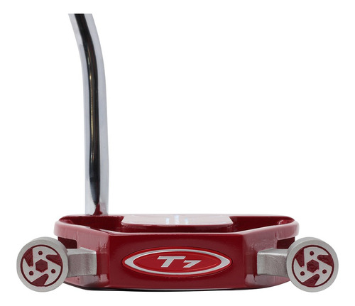 T7 Individual Motor Rojo Mazo Golf Putter Diestro Alineacion
