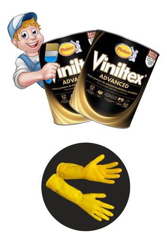 Pintura Viniltex Advanced Blanc - gal a $95100