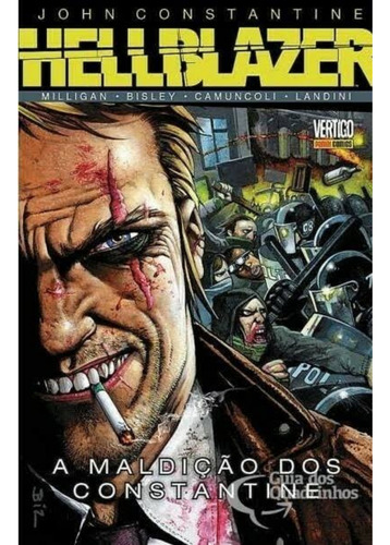 Coleção John Constantine Hellblazer Por Peter Milligan & Simon Bisley Completa 8 Volumes - Panini