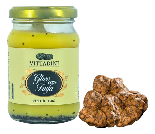 Manteiga Ghee Trufada Gourmet Trufas Brancas E Negras 150g