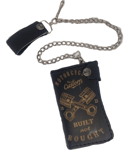 Cartera De Piel Motor, Celta, Diablo, Chopper, Mechanic 