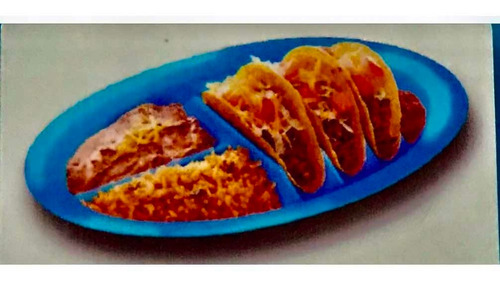 Imagen 1 de 1 de Platos Plásticos Para Servirle Tacos De Una Manera Linda