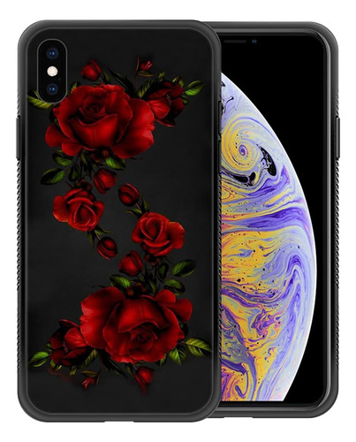 Funda Zhegailian Para iPhone XR-red Roses