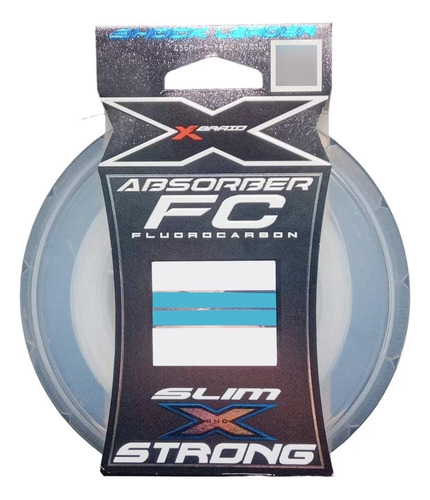 Leader Fluorcarbono X-braid Absorber Slim Strong 58lb 30m