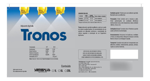 Adjunte Agrícola Tronos (semeplus) - 5 Litros