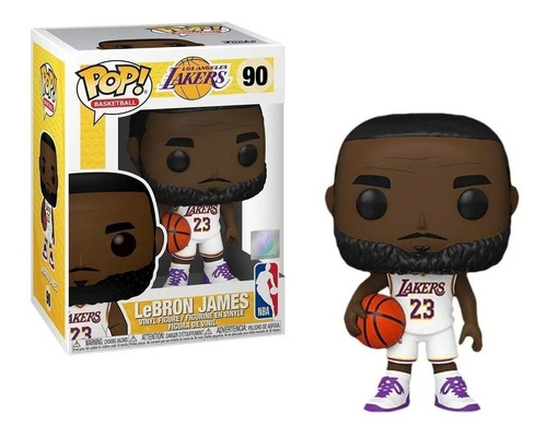 Funko Pop! Nba Los Angeles Lakers Lebron James 90 Basquete