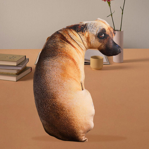 A Decoración Linda Del Sofá De La Perro 20cm Multicolor