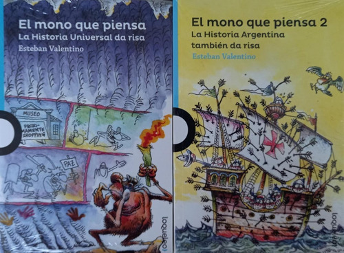 2 Libros El Mono Que Piensa 1 Y 2 Esteban Valentino Loqueleo