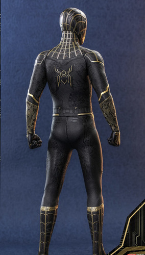 Hot Toys Figura Spiderman Traje Black & Gold 1/6 No Way Home