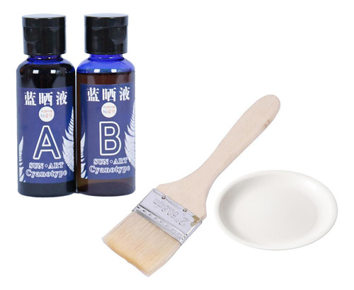 Jacquard Cyanotype En Papel Fabirc Diy Kit-paleta 50ml