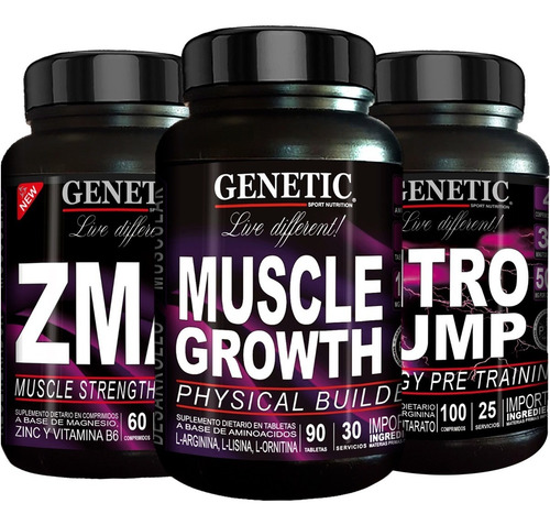Aumenta Libido Salud Sexual Aminoácidos Arginina Zma Genetic Sabor Neutro