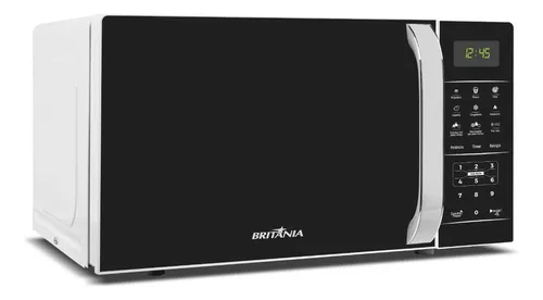 Micro-ondas Britânia Bmo23 De Preto 20l Branco