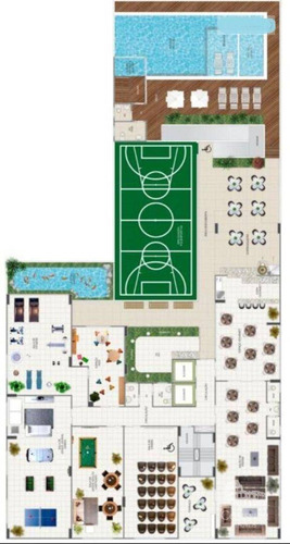 Imagem 12 de 15 de Lançamento 2 E 3 Dorms - Lazer Completo , 2 Vagas Demarcadas - Cidade Ocians - Ap0094