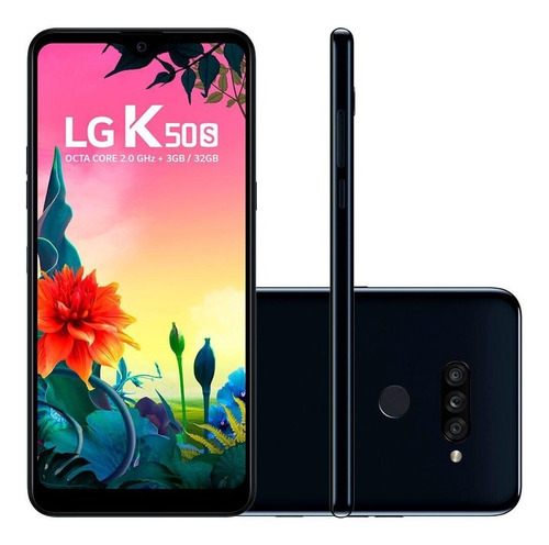 Smartphone LG K50s 32gb 4g Octa-core 3gb Ram Tela 6,5 Preto