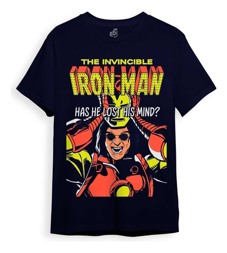 Camisetas Comics Rock The Invincible Iron Man