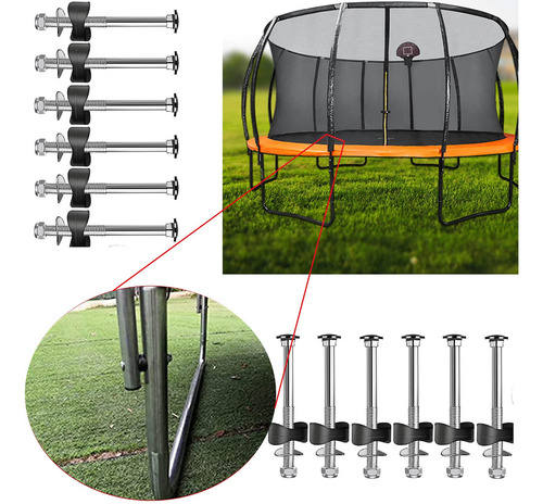 Fhome Paquete De 12 Tornillos Para Cama Elástica, Piezas De