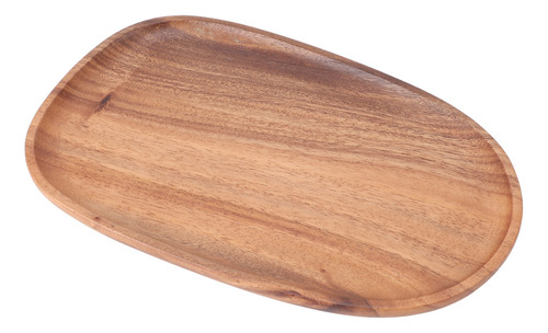 Bandeja De Madera Para Servir De 30 Cm X 20 Cm, Fácil De Lim