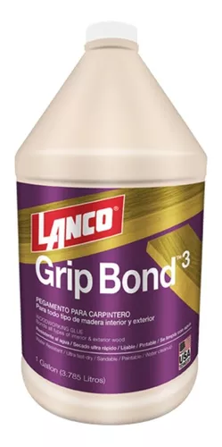 Cola Fria Grip Bond 3 1 Galon Carpinteria Madera