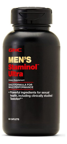 Gnc Men's Staminol Ultra  60 Tabletas 