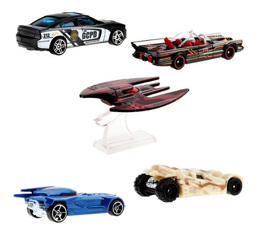 Hot Wheels Batman Themed Vehicles Set