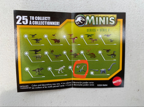 Elasmosaurus & Atrociraptor Minis Chaos Thry Jurassic World (Usado)