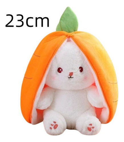 M 2pcs Juguete De Peluche Conejo Conejito De Zanahoria/fresa
