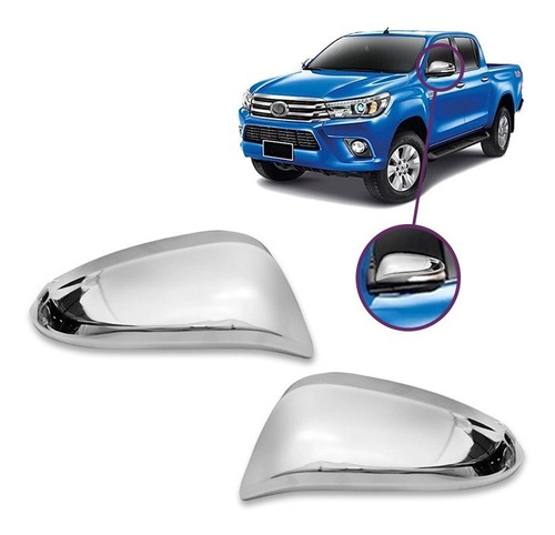 Maçaneta Retrovisor Hilux Hilux Sw4 16 À 21 Aplique Cromado