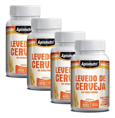 Levedo De Cerveja 500mg - Fibras, Proteínas E Vitaminas B