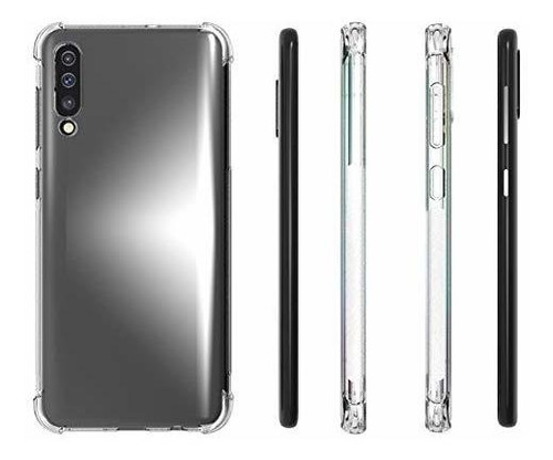 Pushimei Carcasa Para Samsung Galaxy A50 Tpu Transparente