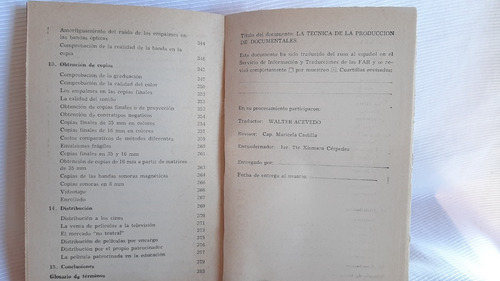 La Tecnica De La Produccion Del Cine Documental W H Baddeley