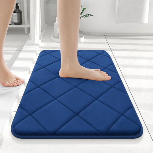 Alfombra De Baño De Espuma De Memoria Olanly 24x16, De Baño