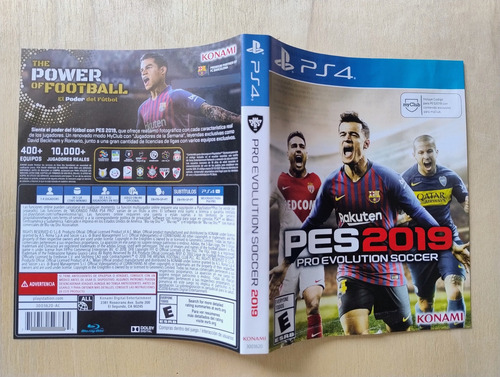 Pes 2019 Pro Evolution Ps4 (Usado)