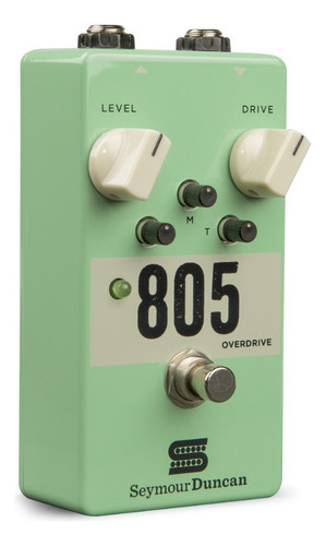 Pedal De Efeito Seymour Duncan 805 Verde-claro