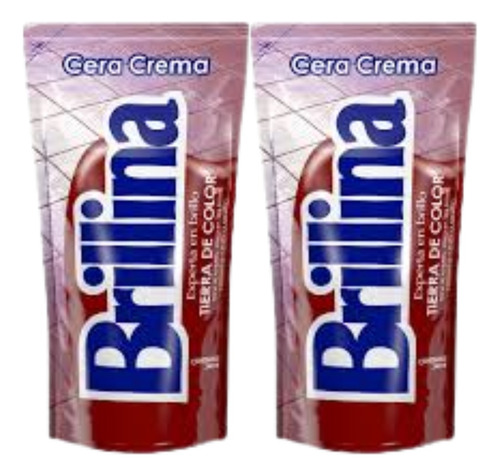 Pack 2 Brillina Cera Crema 340ml Distintos Aromas Y Colores