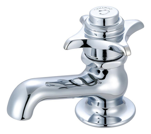 Grifo De Lavabo 1 Manija Cierre Auto Cromado