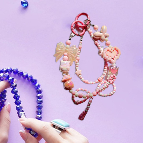 Tyb Llavero Con Cuentas, Pulsera, Regalo Único, Abalorios