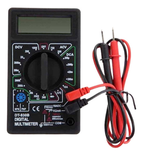 Imagen 1 de 5 de Pack X10 Tester Multímetro Digital Dt830b Economico