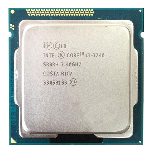 Procesador gamer Intel Core i3-3240 CM8063701137900 de 2 núcleos y  3.4GHz de frecuencia con gráfica integrada