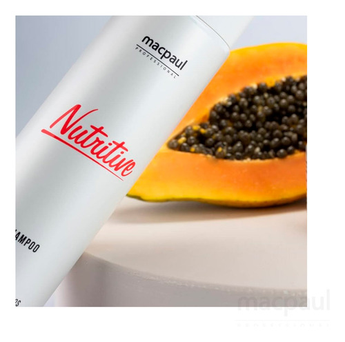 Shampoo Nutritive Macpaul 300ml Repõe Lipídios E Nutrientes