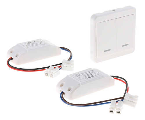 Interruptor Inalámbrico Rf De Doble Canal Ac85-260v